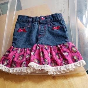 Childs handmade sz 12 month ruffled skirt